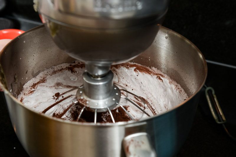 Blend the dry cocoa powder as the last step.