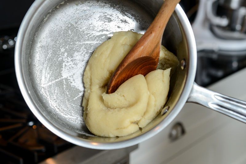 Notice the film on the bottom of the pan? This is what you want.