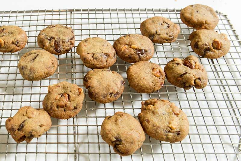 Chocolate Chip Cookies baked and ready to eat by the handful.