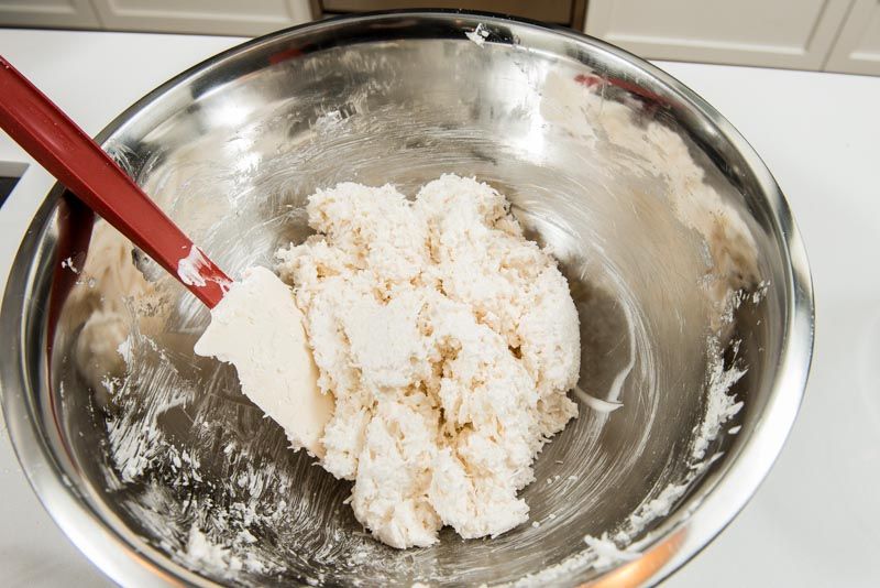The perfect consistency for macaroon batter.