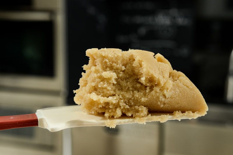 Creamed butter and sugar. This step sets the structure of your cookie.