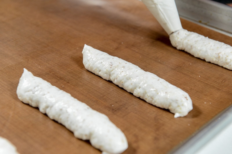 You could add even more crushed almonds to the batter if you like.