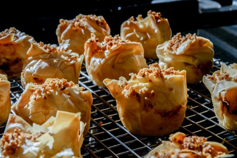 Italian Easter Strudel Bites with Ricotta Hazelnut Filling, The Finer Cookie.