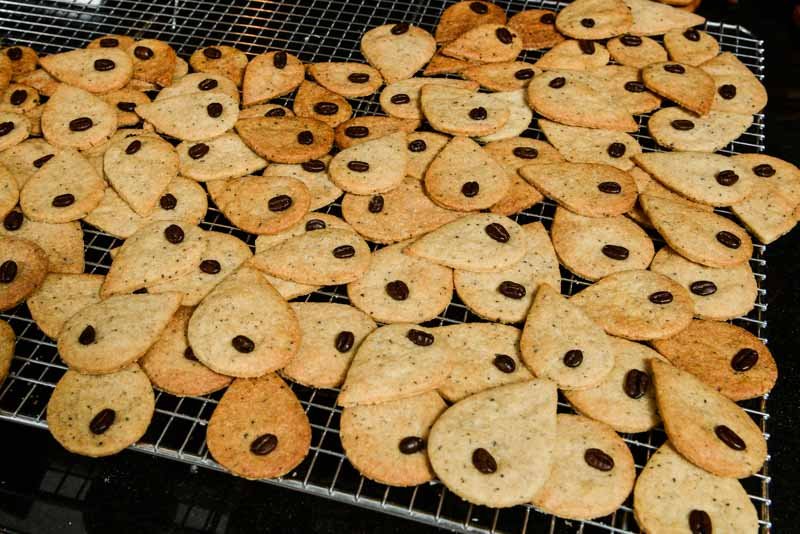 Abundant cookies ready for the family.