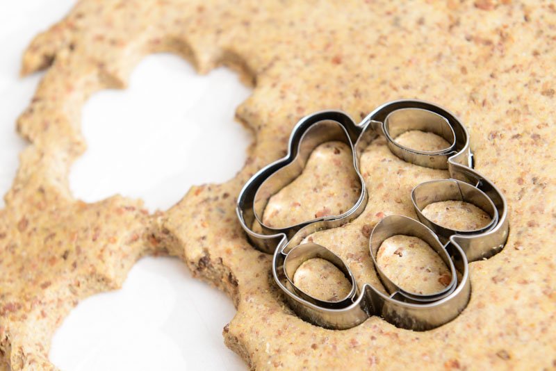 Dog paw cookie cutter.