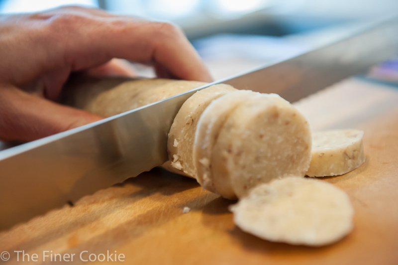 Cutting the second roll.