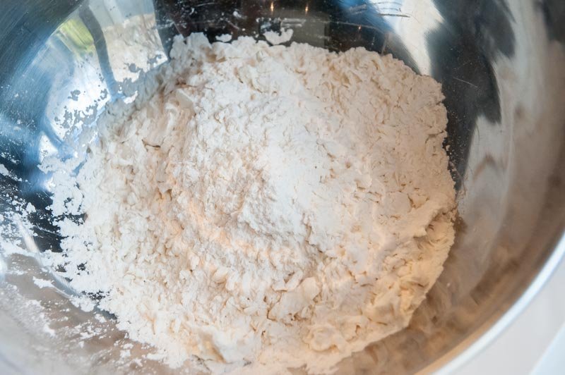 The flour mix.