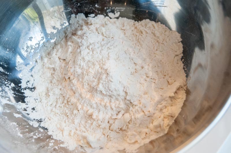 The flour mix.