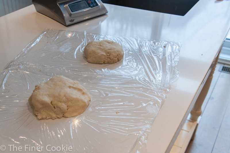 Dough is finally together and ready for the fridge.