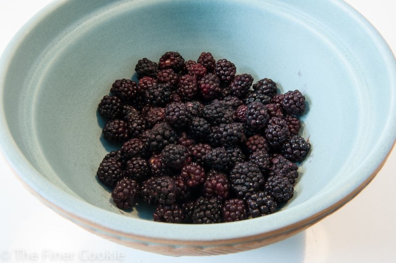 The frozen blackberries are in very good shape.