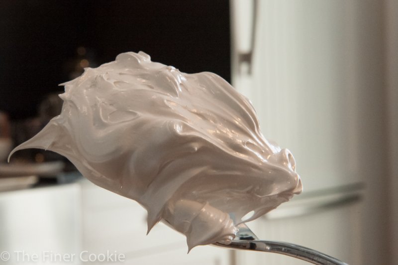 A spoonful of beautiful meringue.