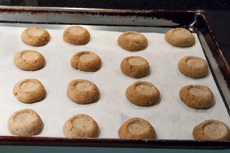 Cookies just out of the oven.