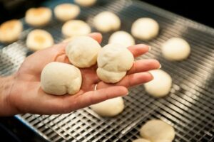 Not mixing the batter well and mis shaped cookies don’t bake into round cookies.