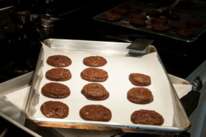 World peace cookies just out of the oven.