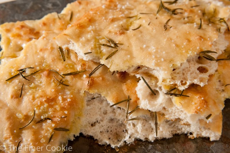 Rosemary Focaccia, The Finer Cookie.