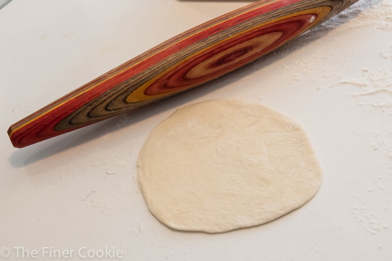 This rolling pin was a gift from my sister. I hardly use it because it’s so small, but for this application, it worked well.