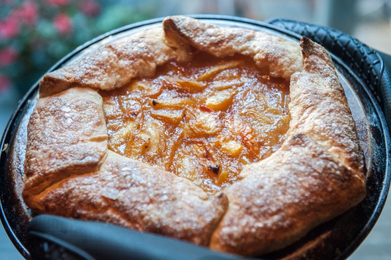 Perfect Peach Galette, The Finer Cookie.