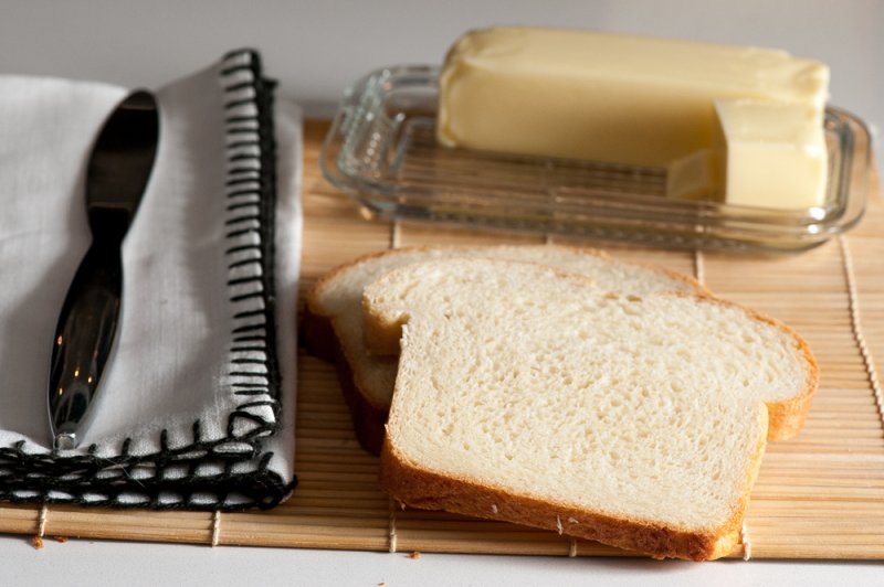 This is the AP loaf cut in slices. Ricotta Loaf, The Finer Cookie.