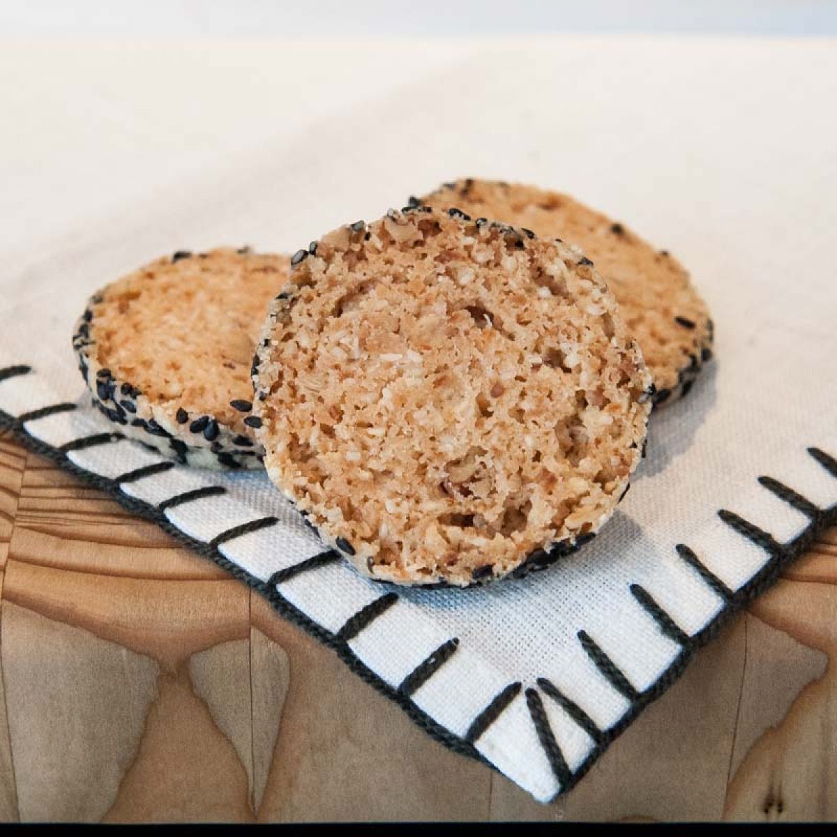 Sesame Coconut Shortbread