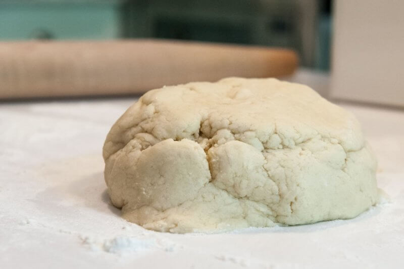 The dough just out of the mixer.