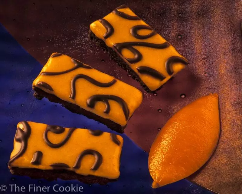 Chocolate Orange Paradise Bars, The Finer Cookie.