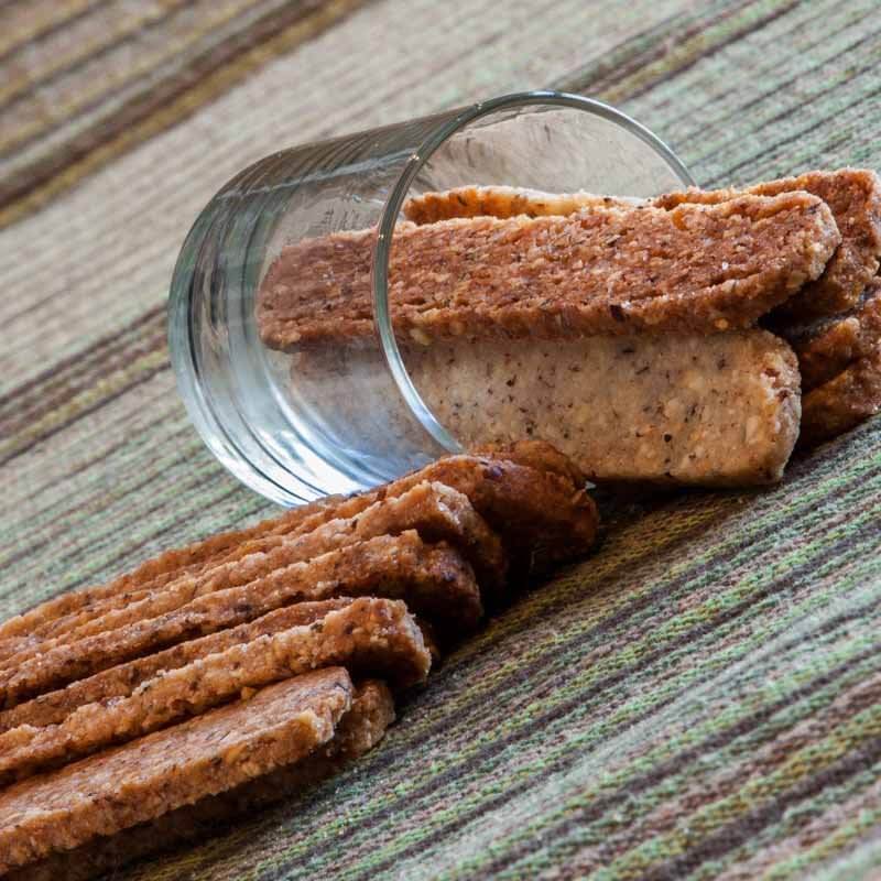 Take one…Hazelnut Lime Sticks, The Finer Cookie.