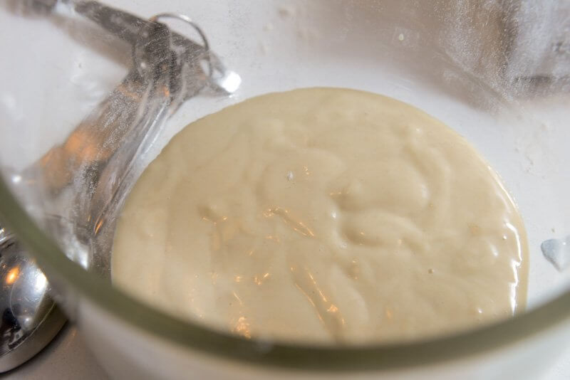 Babka dough starter.