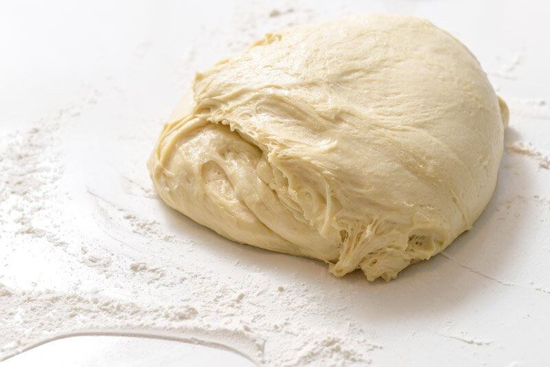 Babka dough after the first rise
