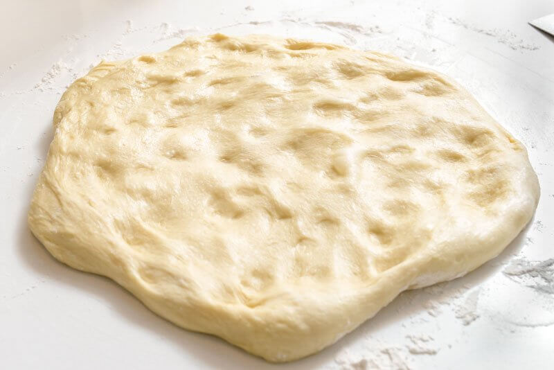 Dimpled Babka dough.