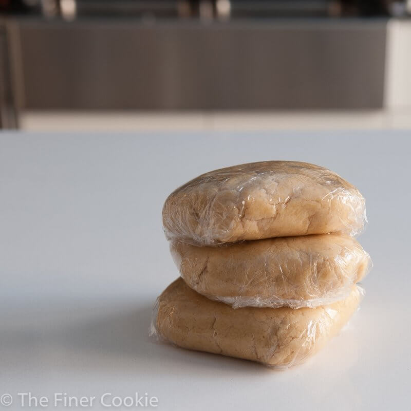 Dough before it goes in the fridge.