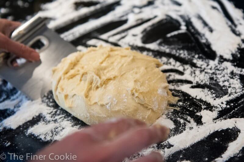 The dough is coming together.