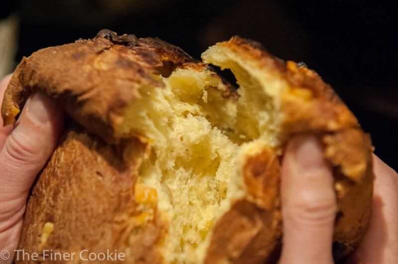 Golden Orange Panettone with Chocolate Sauce, The Finer Cookie.