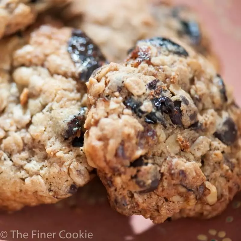 Luxury oatmeal cookies, The Finer Cookie.