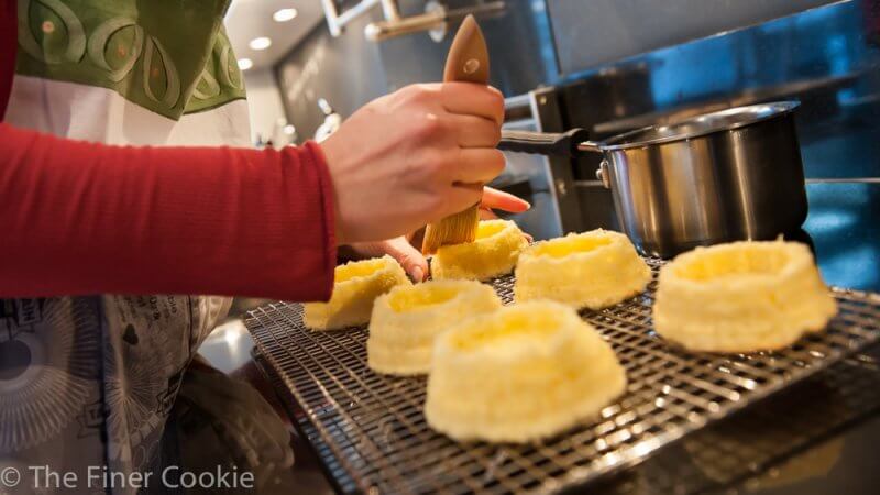 Brushing the delicate cakes isn’t always the best application for the syrup.