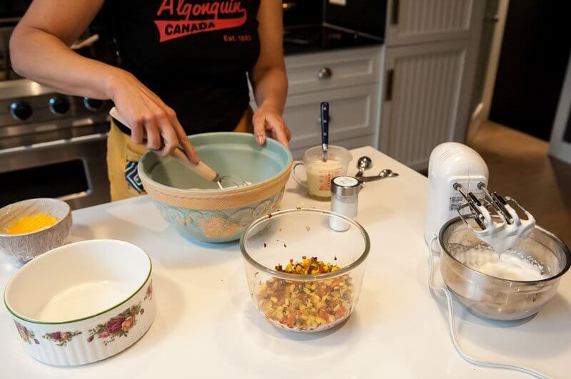 Mise en place creates simplicity when baking cookies.