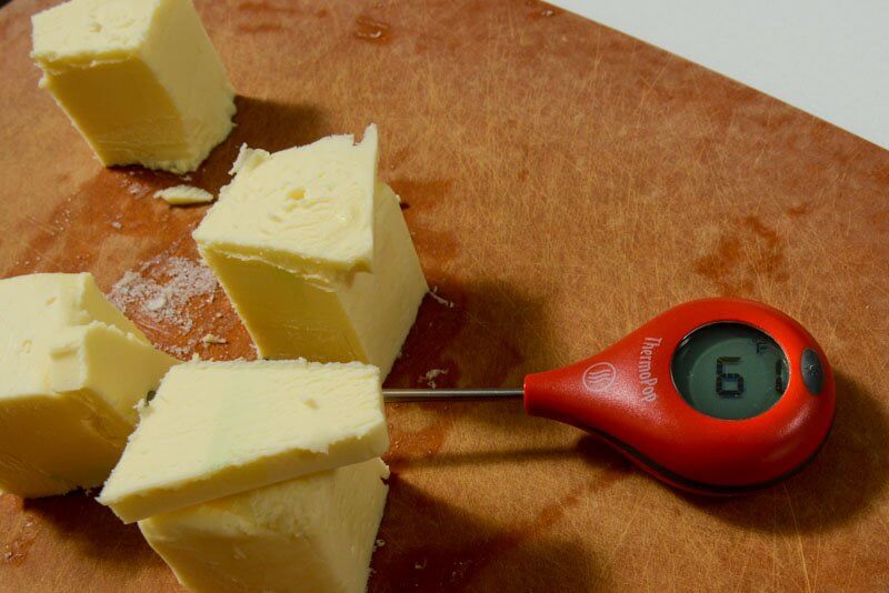 Butter thinks room temperature is somewhere between 60ºF – 65ºF.