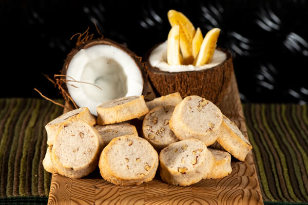 Tropical Shortbread Cookies Vegan