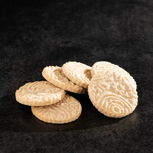 Cinnamon Shortbread Cookies displayed