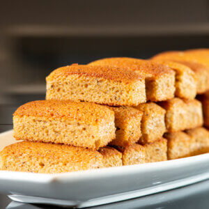 Maple Cake Cookies displayed on a serving plate.